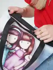 Синий меланж сумка женская, с принтом