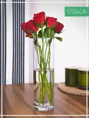 Ваза для цветов, цилиндр, 27 см