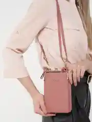 Багровый женская сумка-кошелек