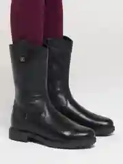 Сапоги для девочек, зимние, натуральная кожа и мех, Юничел