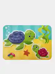 Желтый ёлочка новогодняя. Развивающая игра для малыей на липучках
