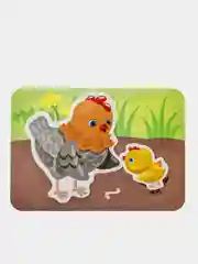 Желтый ёлочка новогодняя. Развивающая игра для малыей на липучках