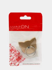 Держатель-подставка с кольцом для телефона LuazON, в форме "Кошки"