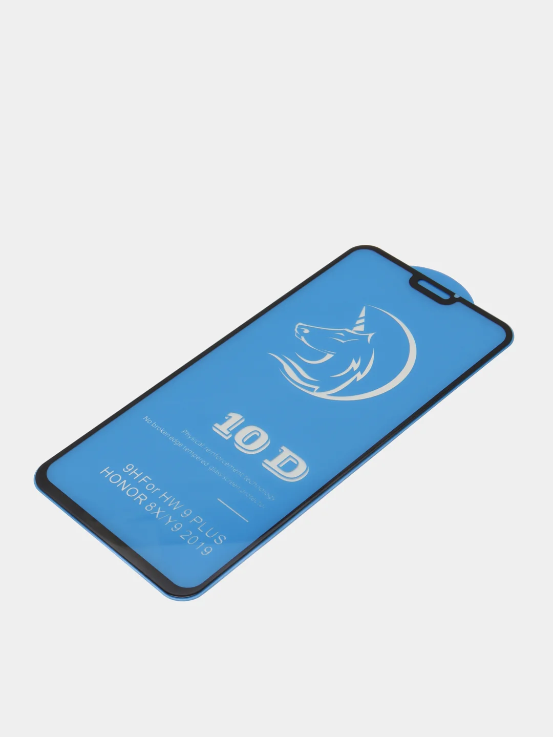 Черный защитное стекло STiX 10D Honor 8X/9X Lite/Y9 2019/ENJOY 9+ с рамкой, черное в упаковке