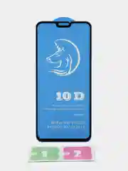 Черный защитное стекло STiX 10D Honor 8X/9X Lite/Y9 2019/ENJOY 9+ с рамкой, черное в упаковке