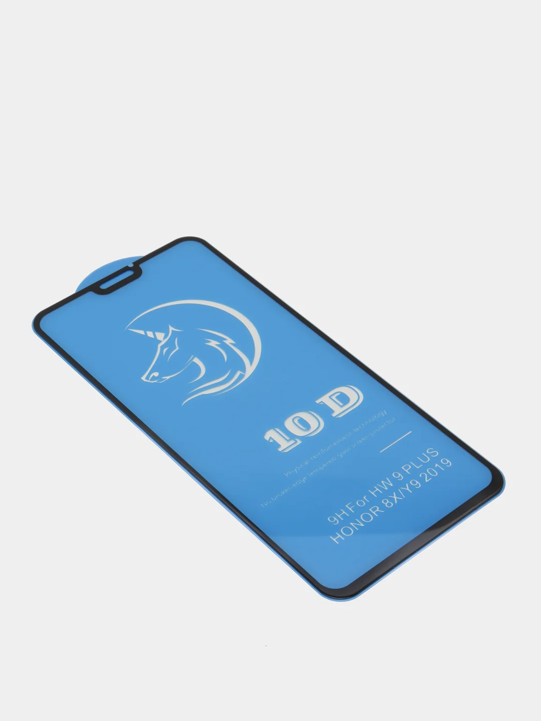 Черный защитное стекло STiX 10D Honor 8X/9X Lite/Y9 2019/ENJOY 9+ с рамкой, черное в упаковке
