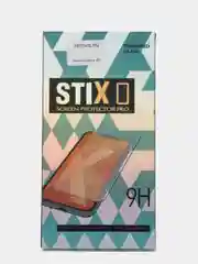 Черный защитное стекло STiX 10D Samsung A42 с рамкой, черное в упаковке