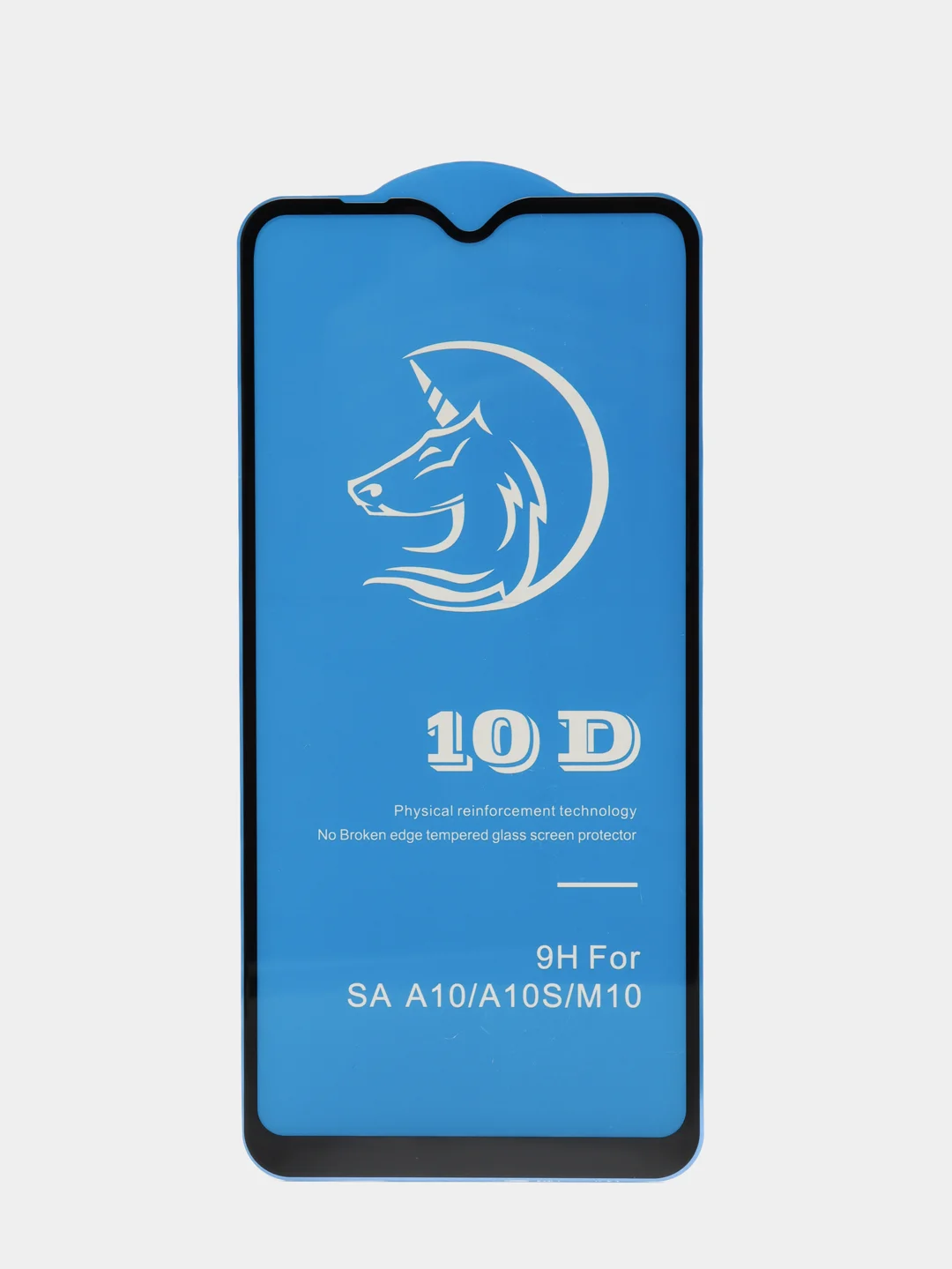 Черный защитное стекло STiX 10D Samsung A10S/A10/M10 с рамкой, черное в упаковке