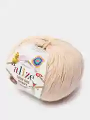 Бежевый пряжа Alize Cotton Gold Hobby New, 50 г