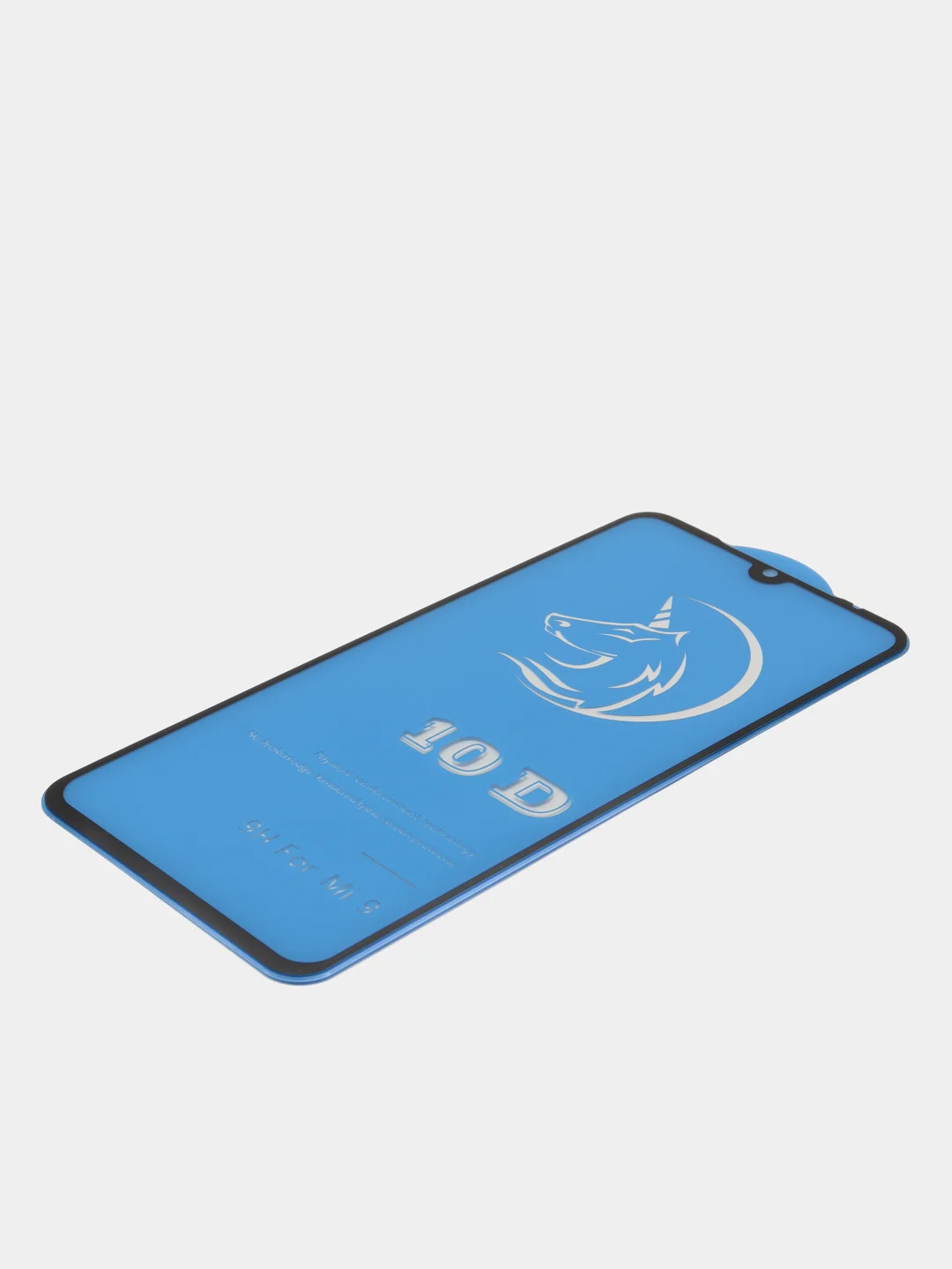 Черный защитное стекло STiX 10D Xiaomi Mi 9 с рамкой, черное в упаковке