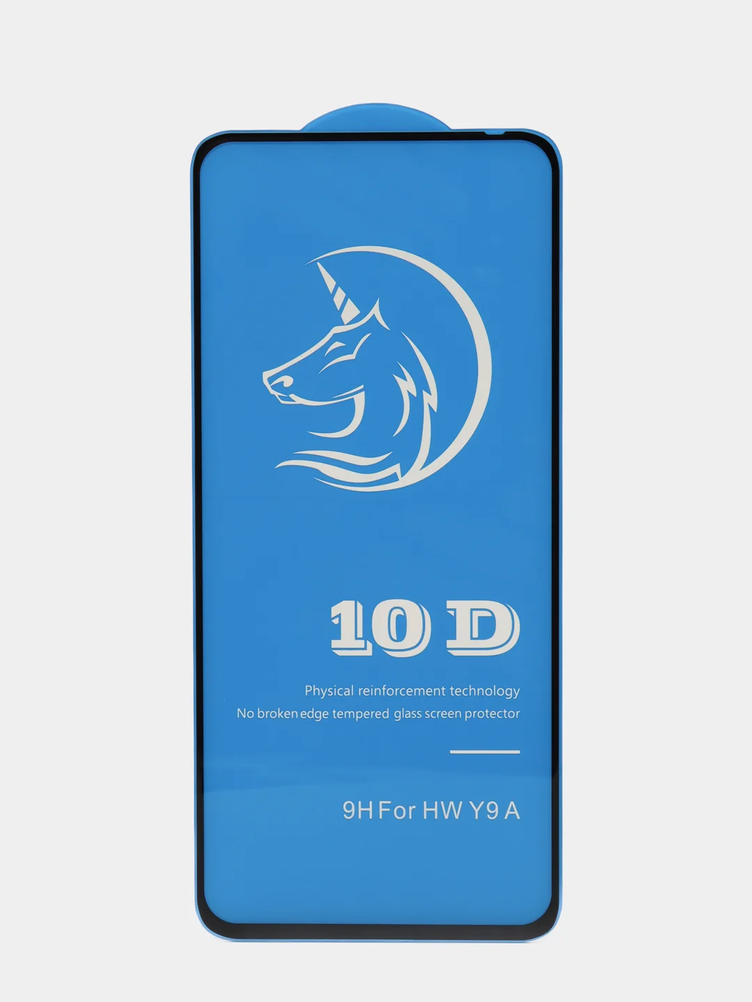 Черный защитное стекло STiX 10D Honor Y9A с рамкой, черное в упаковке