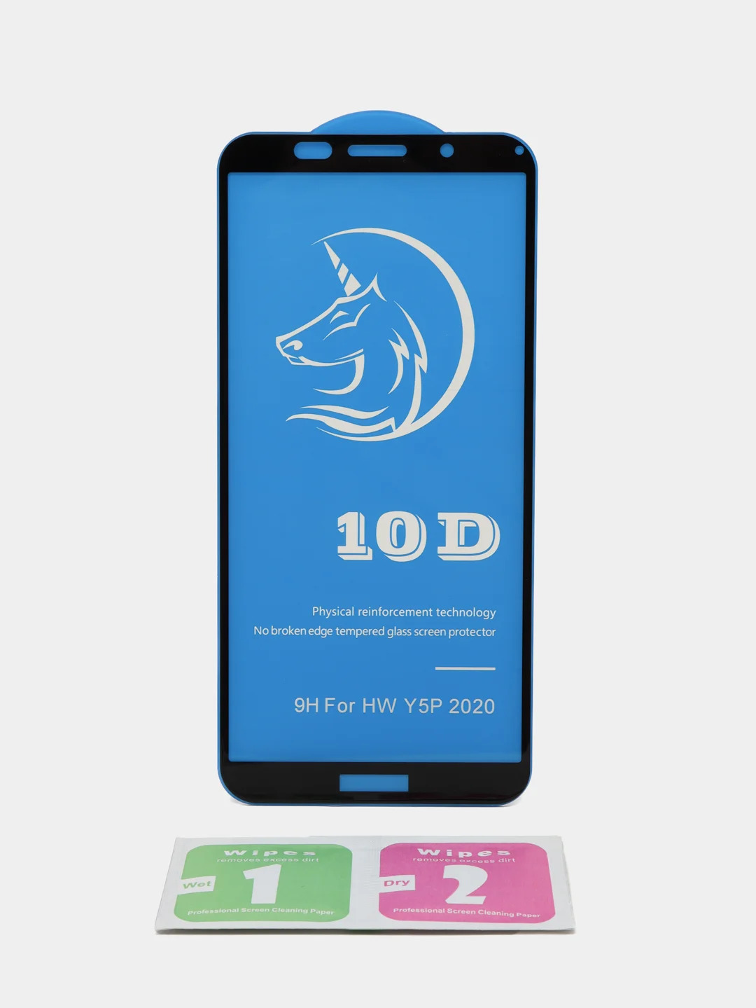 Черный защитное стекло STiX 10D Honor 7A/7S/9S/Y5 Lite/Y5P 2020 с рамкой, черное в упаковке