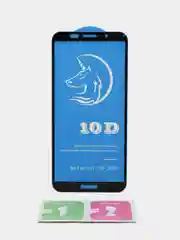 Черный защитное стекло STiX 10D Honor 7A/7S/9S/Y5 Lite/Y5P 2020 с рамкой, черное в упаковке