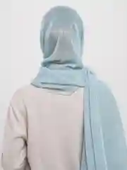 Ледяной палантин из люрекса, 200*70