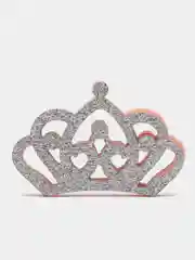Серебряный патчи "Корона", 60*38 мм, 2 штуки
