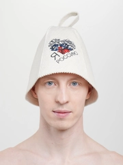 Шапка "Я люблю Россию"