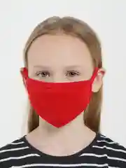 Красный маска тканевая однослойная