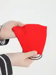 Красный маска тканевая, двуслойная