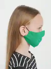 Лесной зеленый маска тканевая, двуслойная