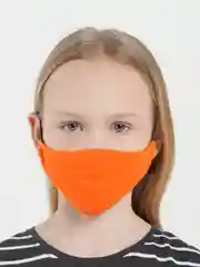 Оранжевый маска тканевая, двуслойная