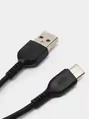 Черный кабель Type-C Hoco Flash charging cable  X20