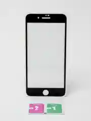 Черный защитное стекло iPhone 7+/8+ 5D 0.3mm, цвет: белый, черный