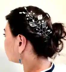 Свадебное украшение для волос "Веточка"