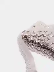 Серый резинка бельевая (ажурная) 12мм