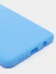 Голубой силиконовый чехол для Samsung