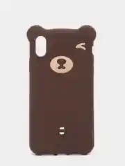 Коричневый чехол - мишка