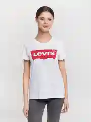Футболка женская Levis, с логотипом, белая