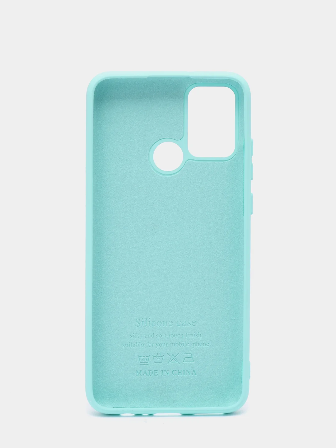 Бирюзовый чехол Silikone Case HONOR 9A / HUAWEI P40 LITE E / HONOR 9C, HONOR 9S / HUAWEI Y5P