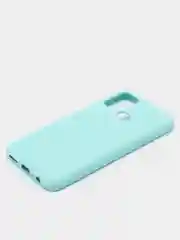 Бирюзовый чехол Silikone Case HONOR 9A / HUAWEI P40 LITE E / HONOR 9C, HONOR 9S / HUAWEI Y5P