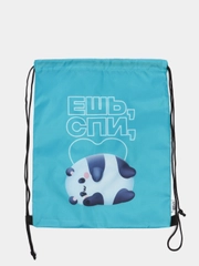 Сумка для обуви болоньевая "Ешь, спи", 43 х 33 см