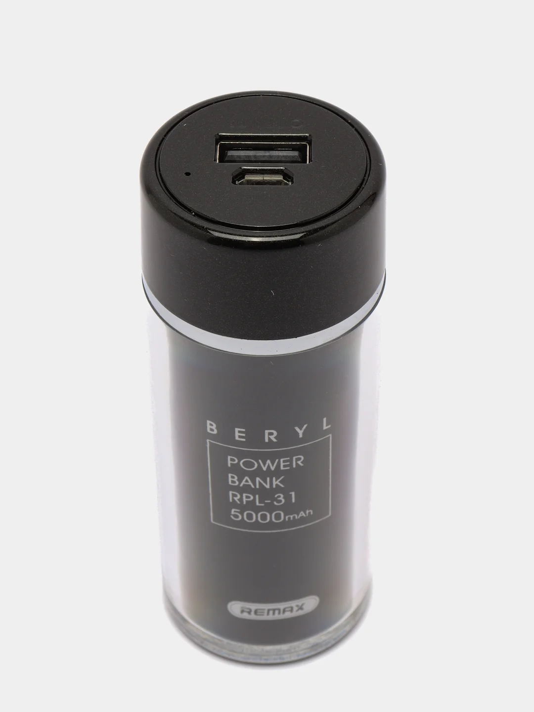 Черный мобильный аккумулятор (PowerBank) REMAX Beryl RPL-31 5000 mAh