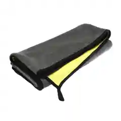 Салфетка для автомобиля CARTAGE, микрофибра, 400 г/м, 60160 cм, желто-серая
