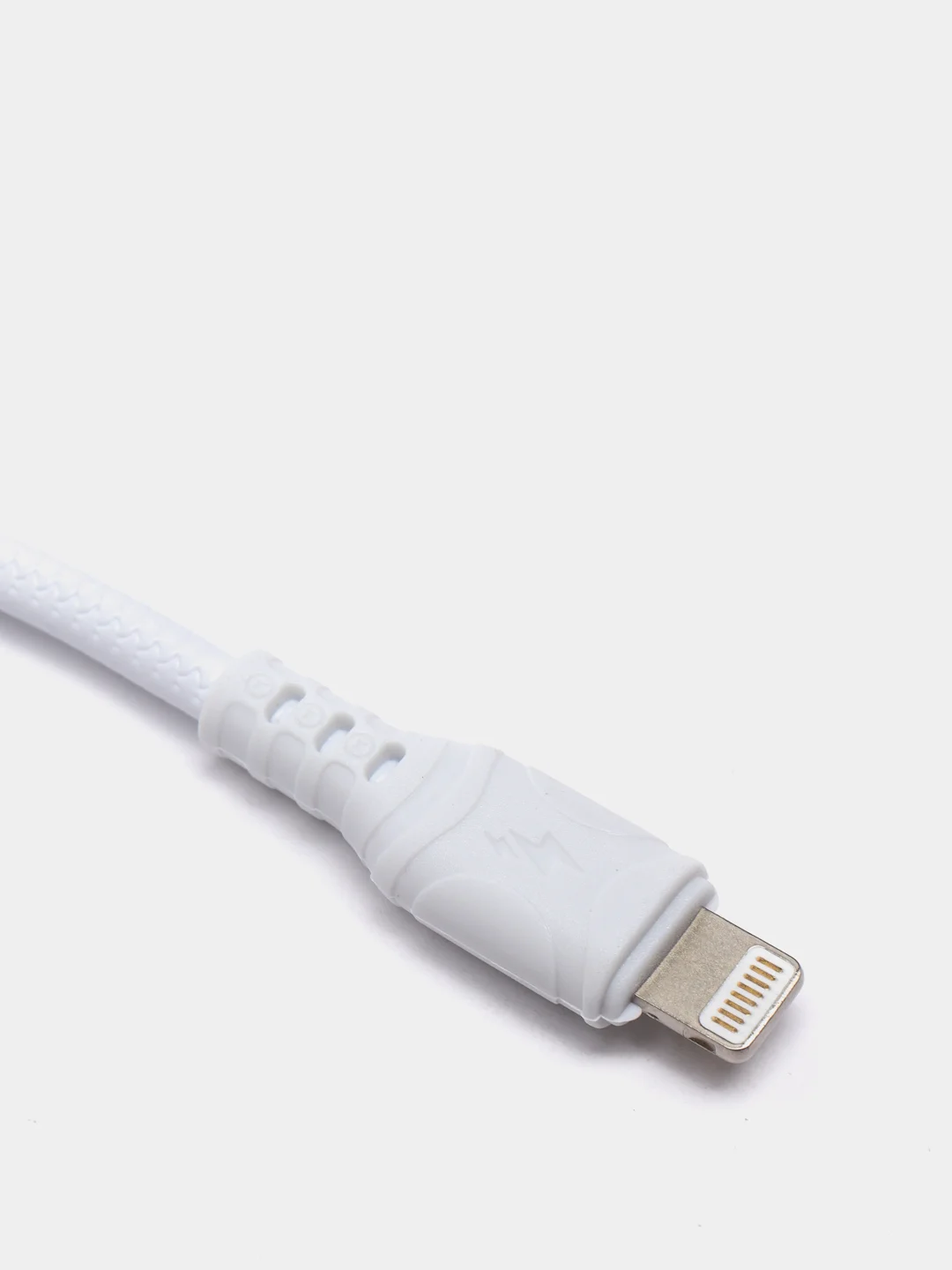 Белый usb-кабель зарядный Denmen D08, 3.6 A, 1 м, 3 вида