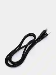 Черный usb-кабель зарядный Denmen D08, 3.6 A, 1 м, 3 вида