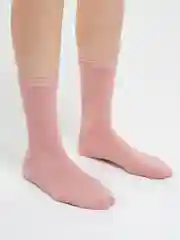 Розовый носки, высокие унисекс, 20 цветов