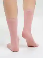 Розовый носки, высокие унисекс, 20 цветов