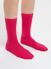 Фуксия носки, высокие унисекс, 20 цветов