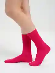 Фуксия носки, высокие унисекс, 20 цветов