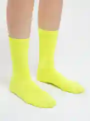 Лимонный носки, высокие унисекс, 20 цветов