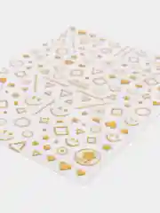 Золотой наклейки для ногтей, слайдеры