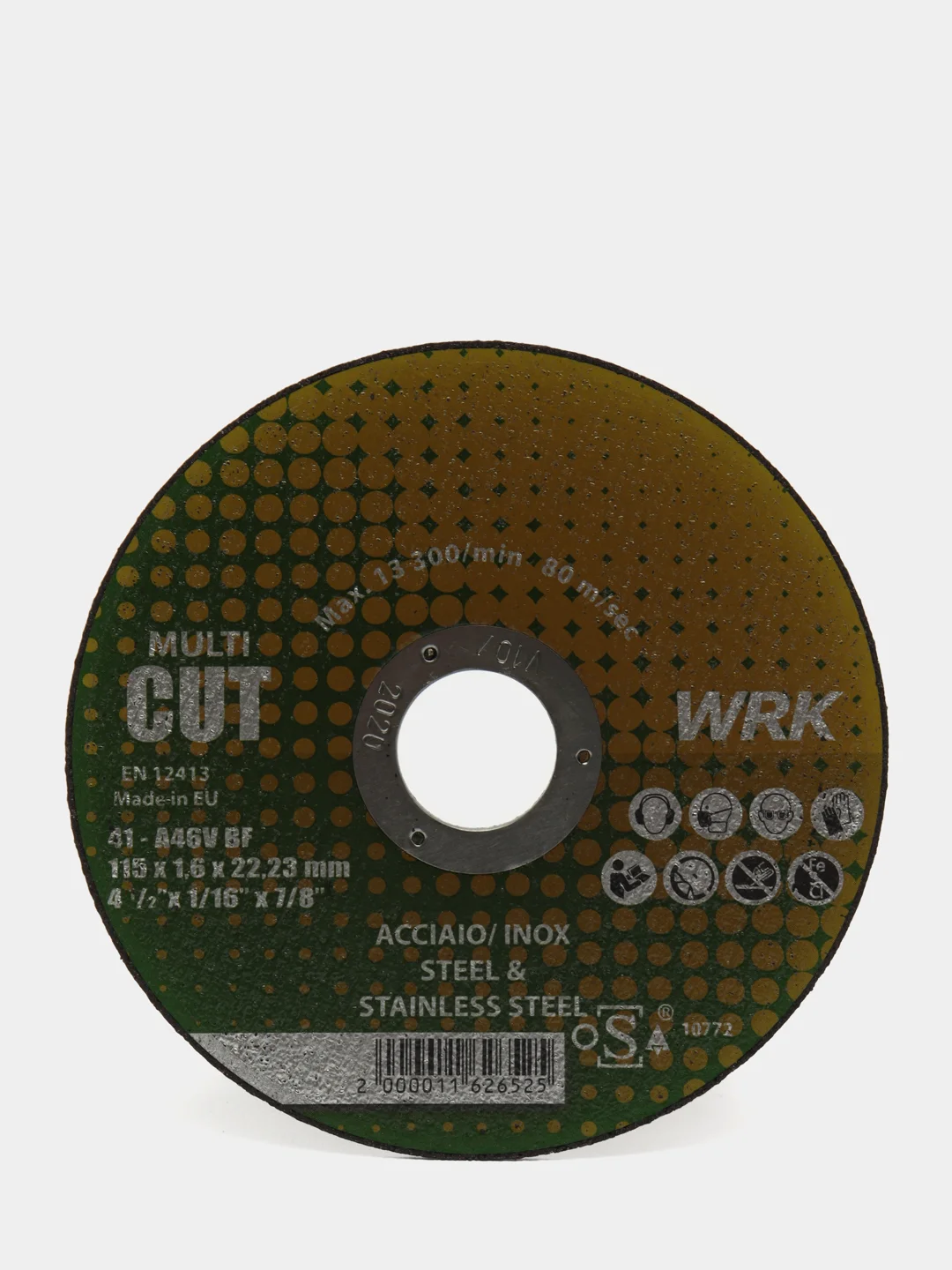 Диск отрезной WRK Multicut 115 x 1,6 x 22,2