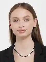 Хром чокер из бусин