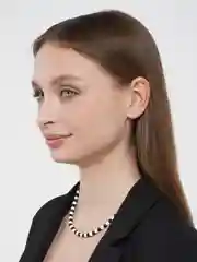 Хром чокер из бусин