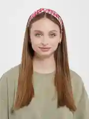 Красный женская повязка на голову