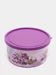 Пурпурный круглая коробка для хранения, из пластика "Лаванда"