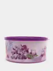 Пурпурный круглая коробка для хранения, из пластика "Лаванда"
